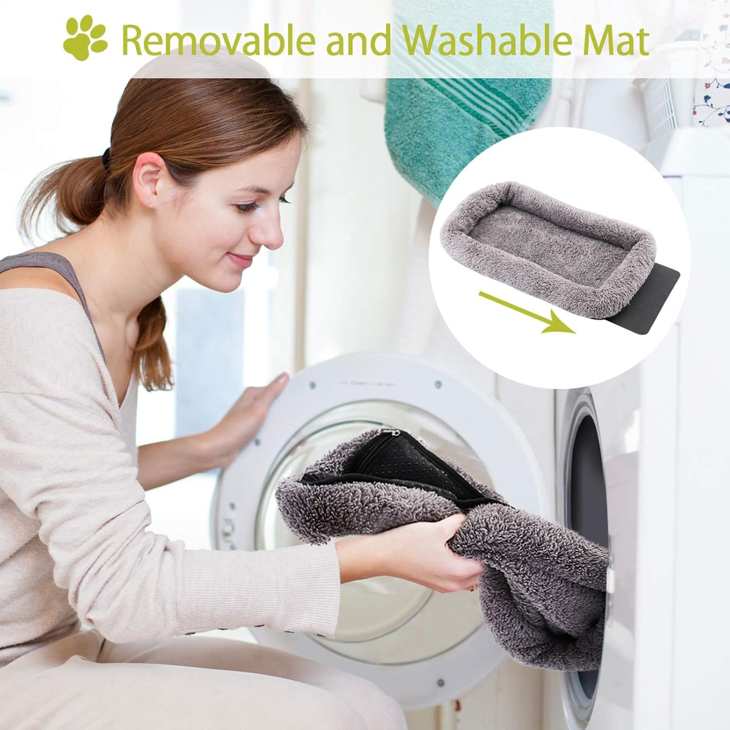 Portable Pet Carrier Bag, Top Opening, Removable Mat and Breathable Mesh, Foldable Transport Carrier for Dogs and Cats, with Shoulder Strap and Pet Bowl, Grey